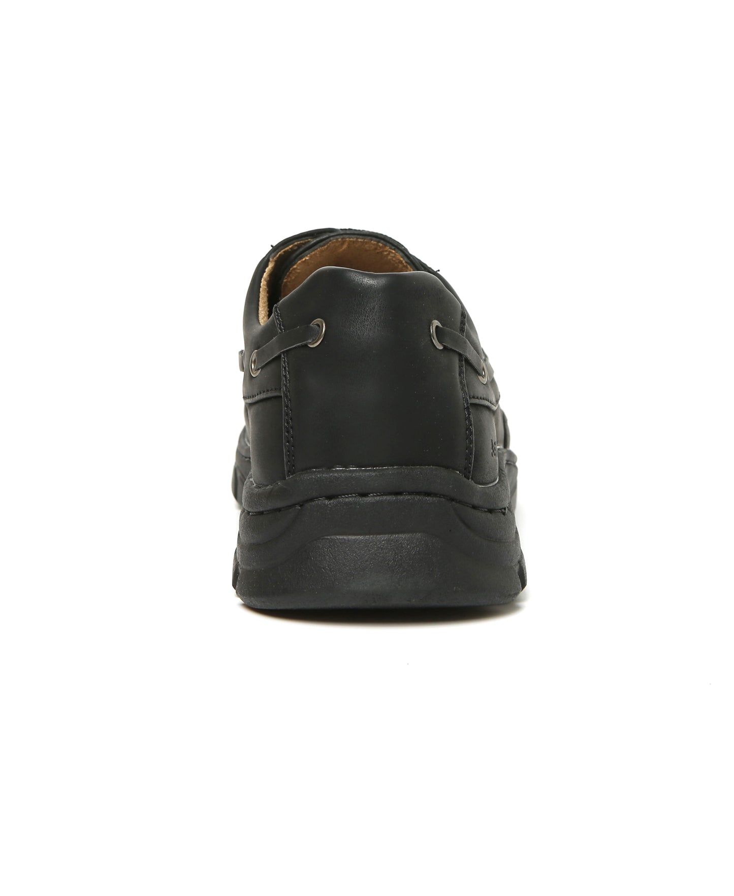 Lace-Up Comfort Shoes - Black