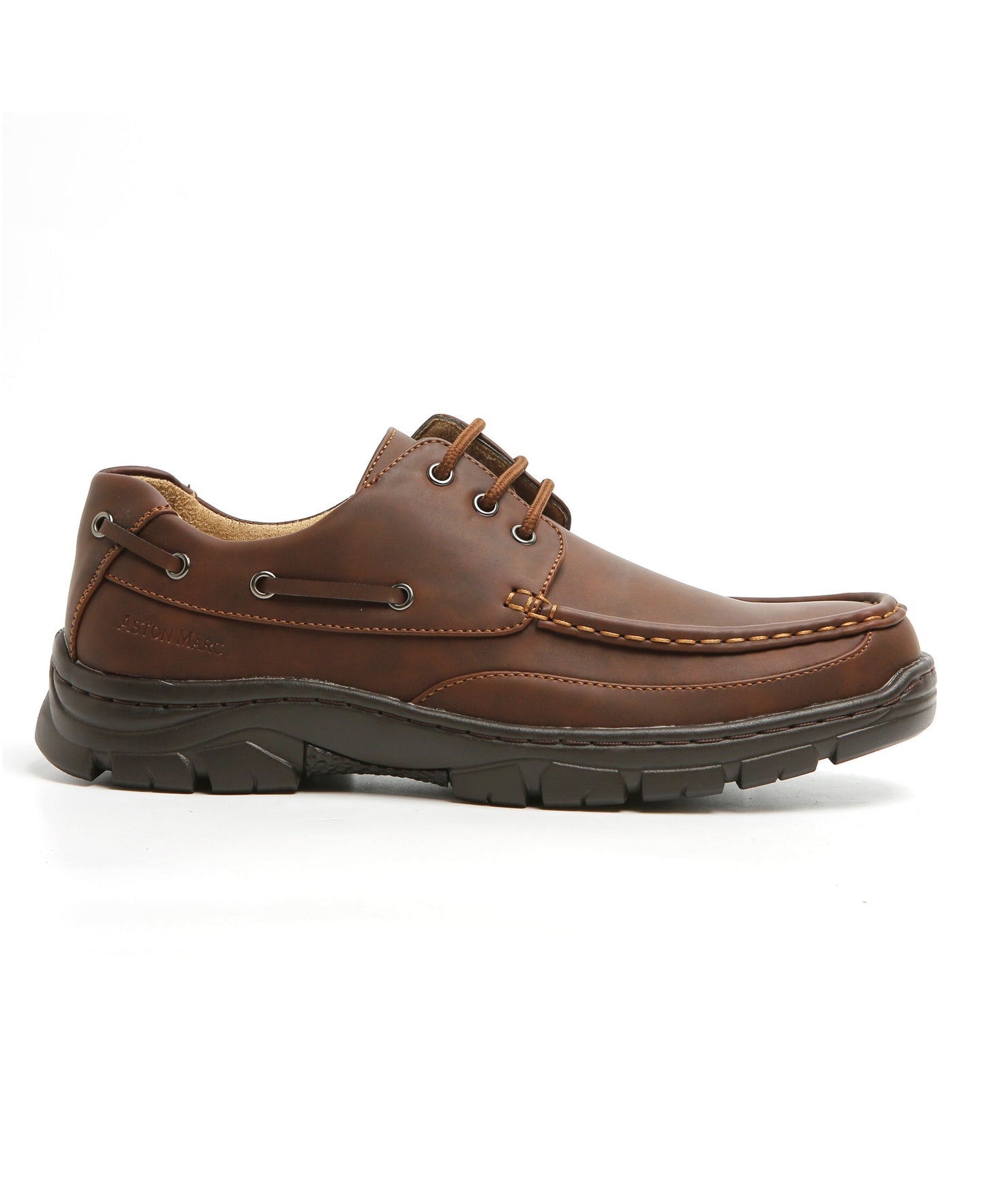 Lace-Up Comfort Shoes - Tan