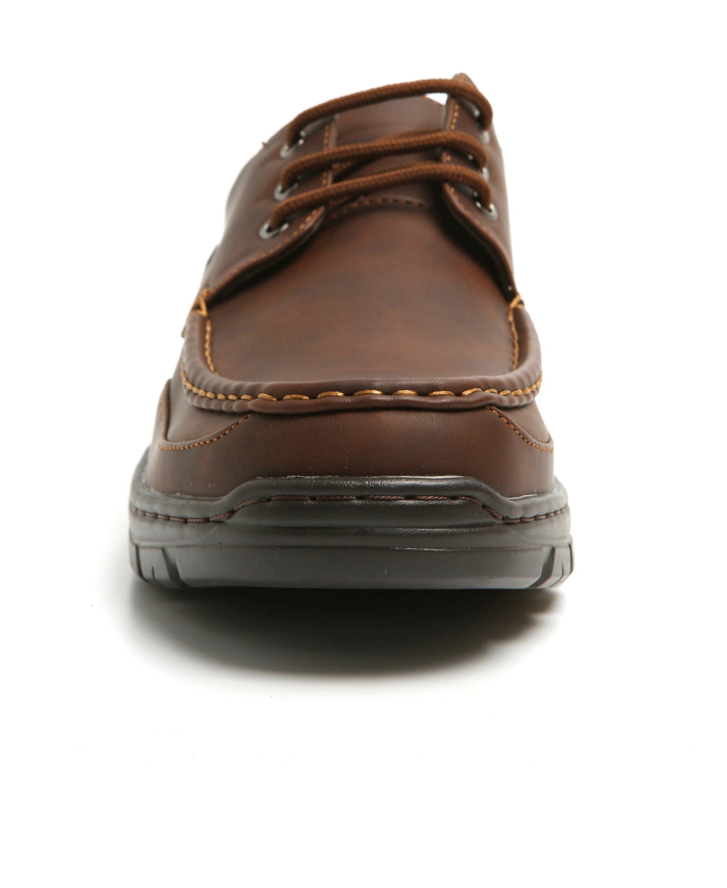 Lace-Up Comfort Shoes - Tan