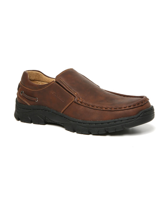 Slip On Comfort Shoes - Tan