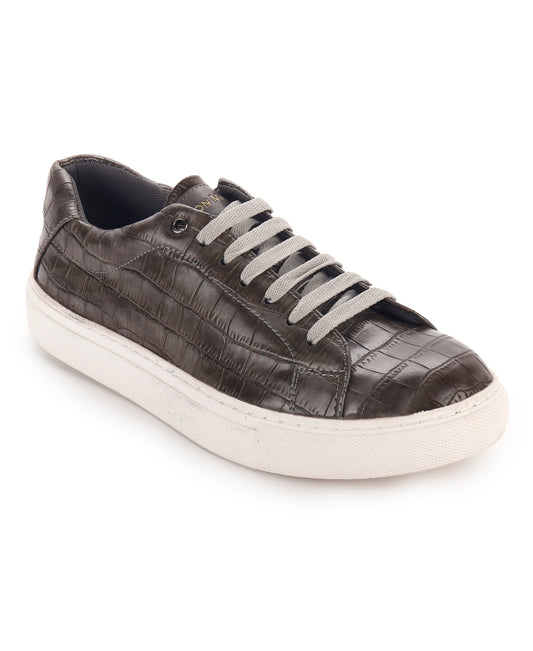Croc Court Sneakers - Grey