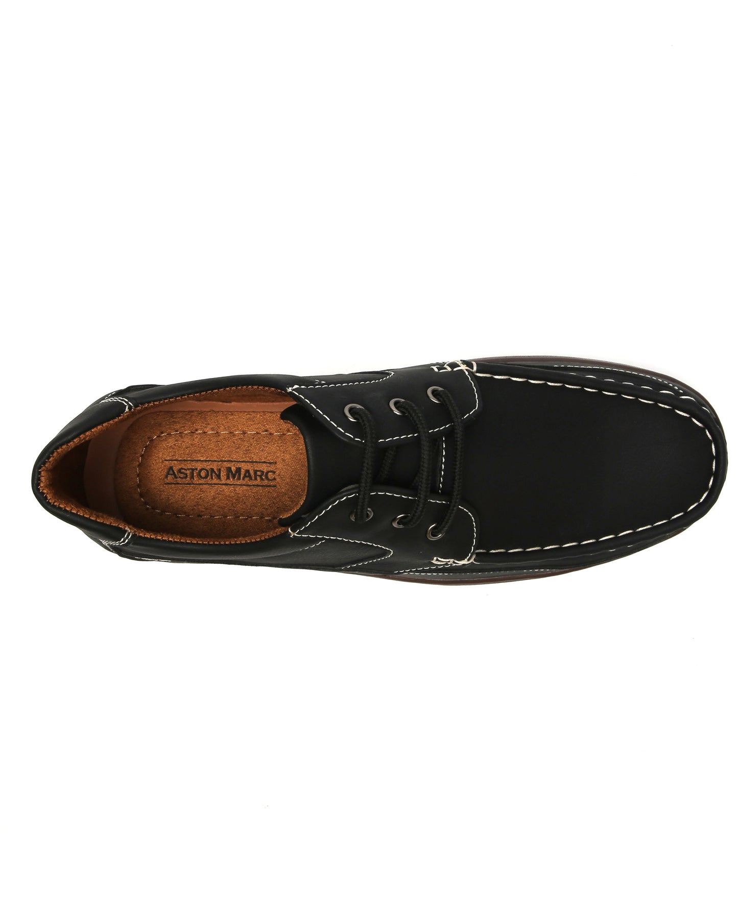 Lace-Up Comfort Shoes - Black