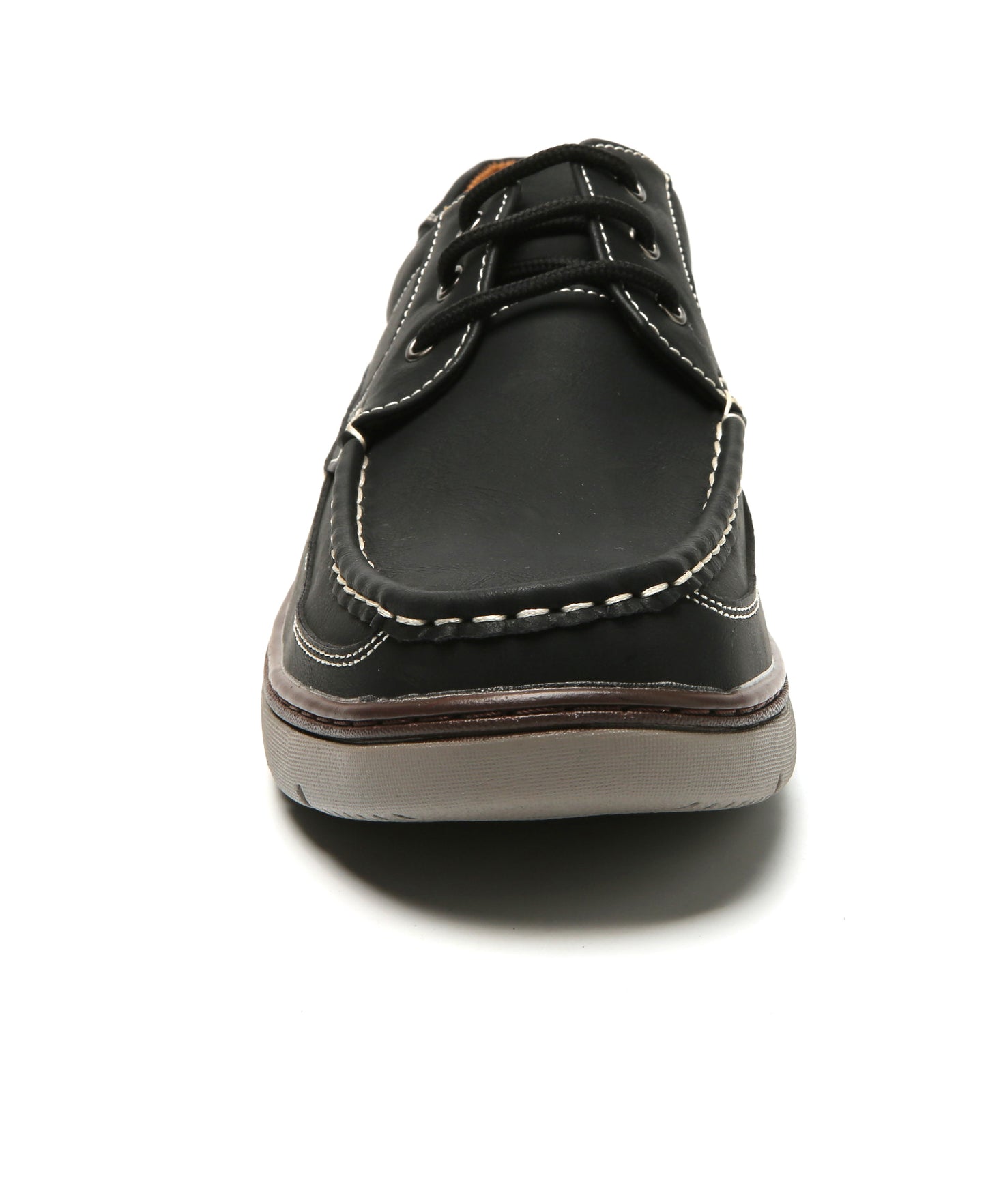 Lace-Up Comfort Shoes - Black