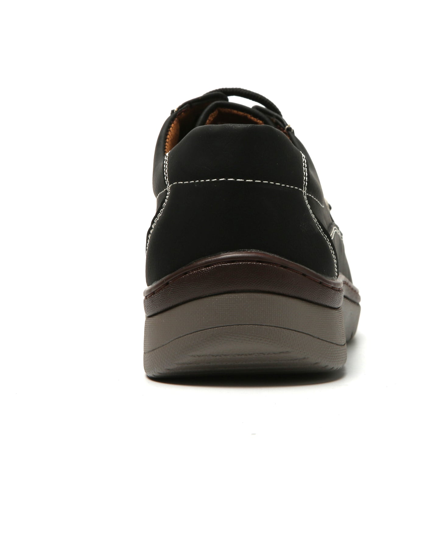 Lace-Up Comfort Shoes - Black