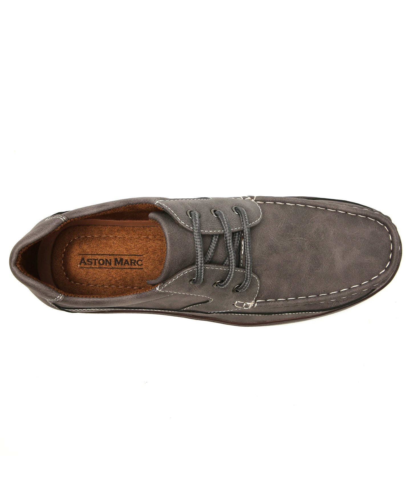 Lace-Up Comfort Shoes - Grey