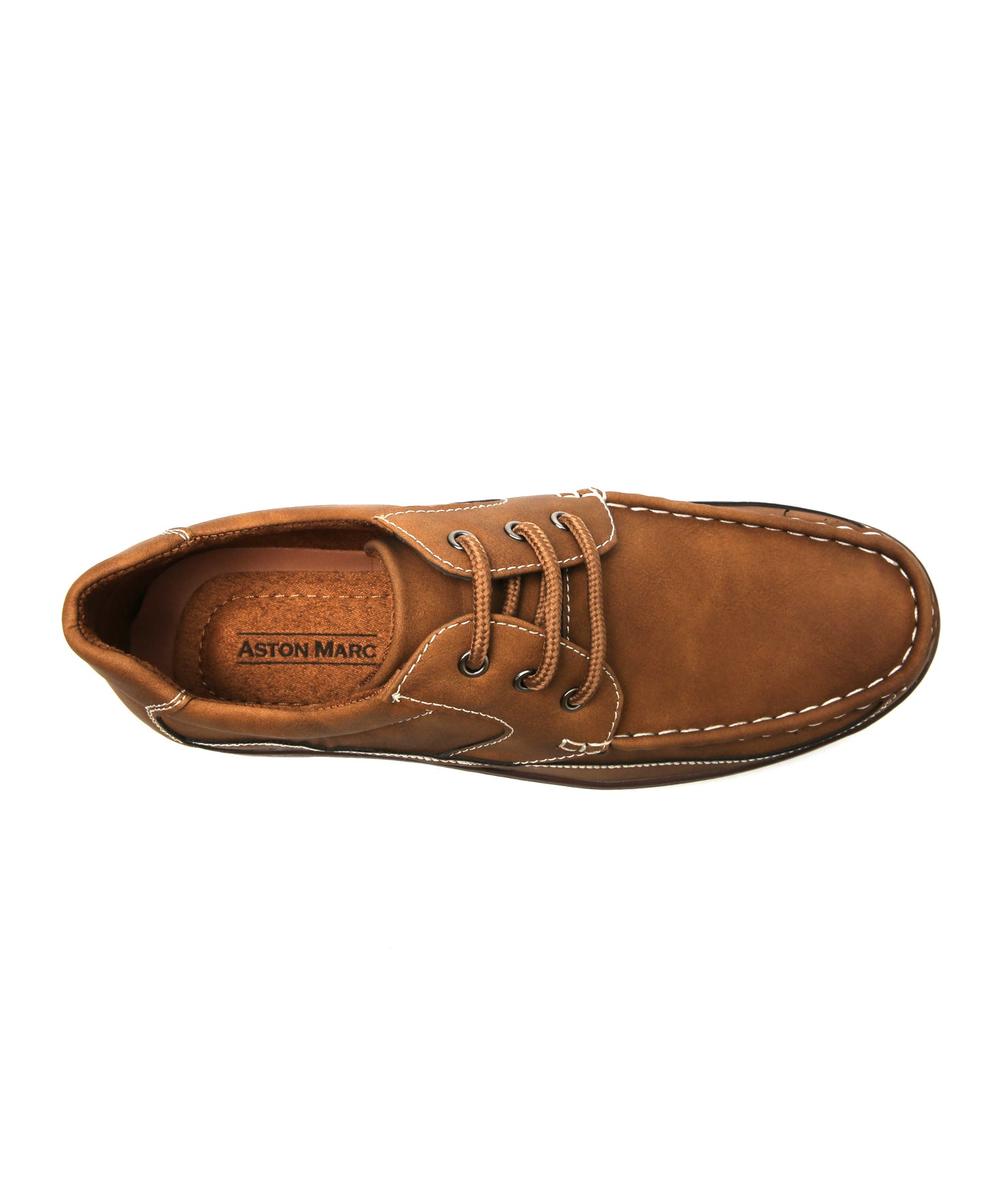 Lace-Up Comfort Shoes - Tan