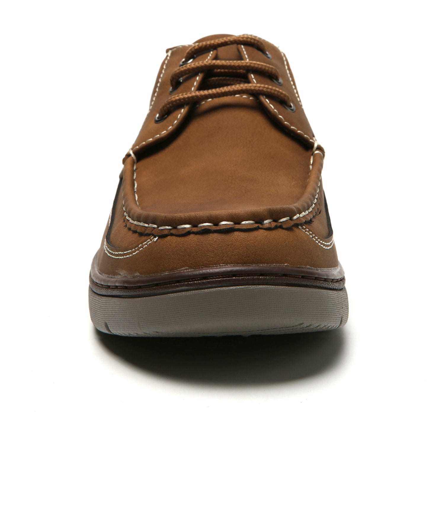 Lace-Up Comfort Shoes - Tan