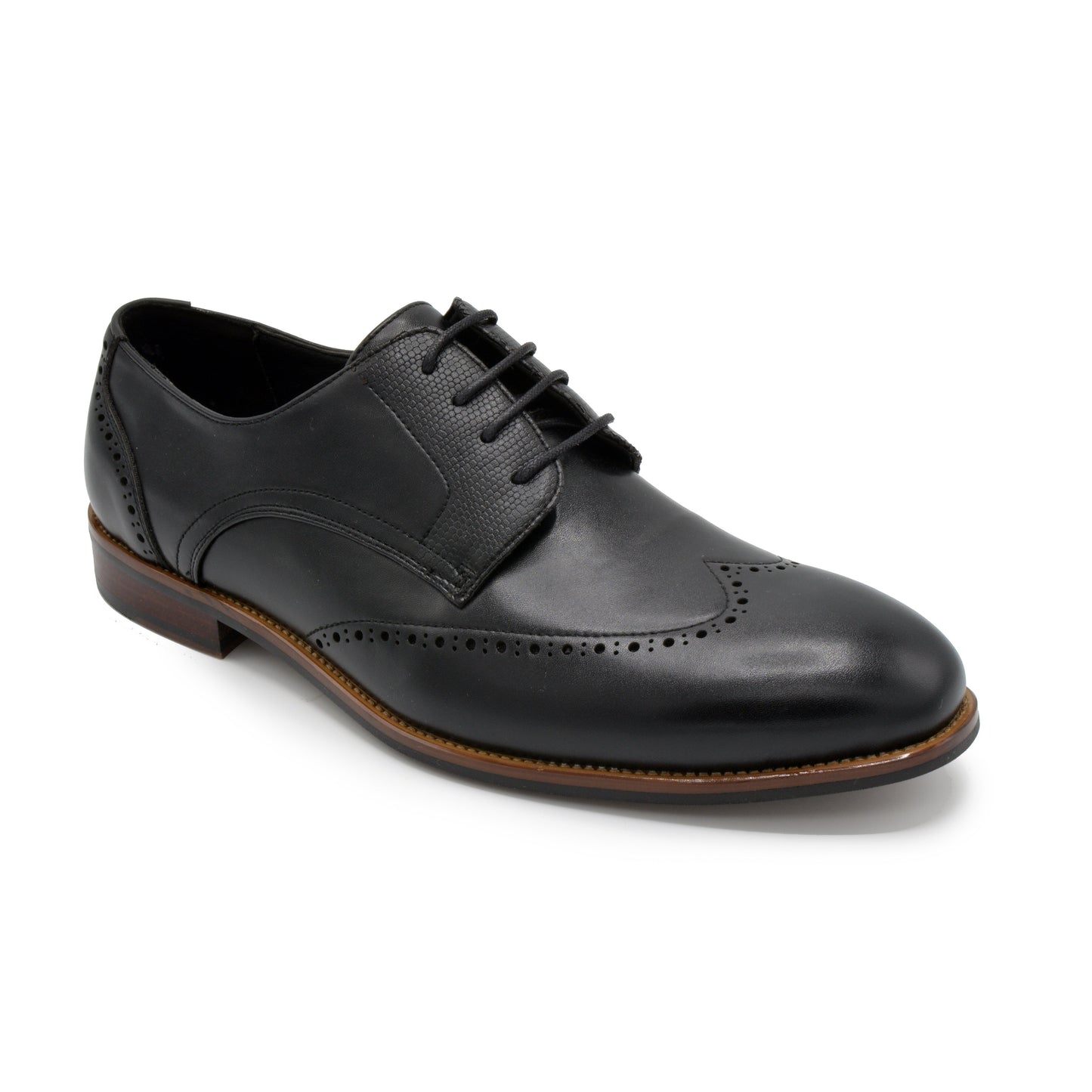 Premier Wingtip Oxford Dress Shoes - Black