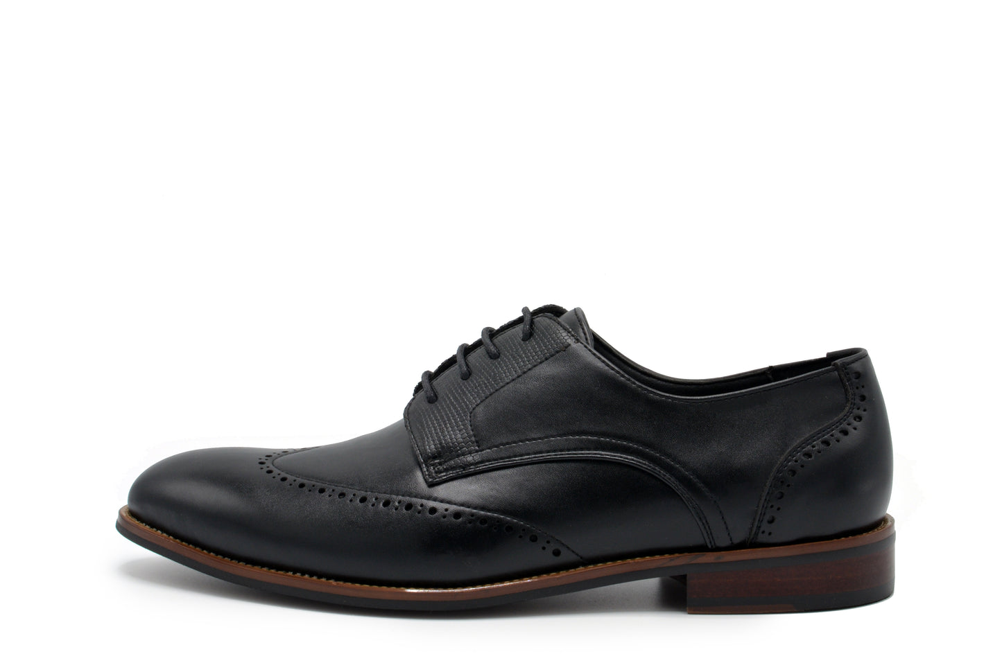 Premier Wingtip Oxford Dress Shoes - Black