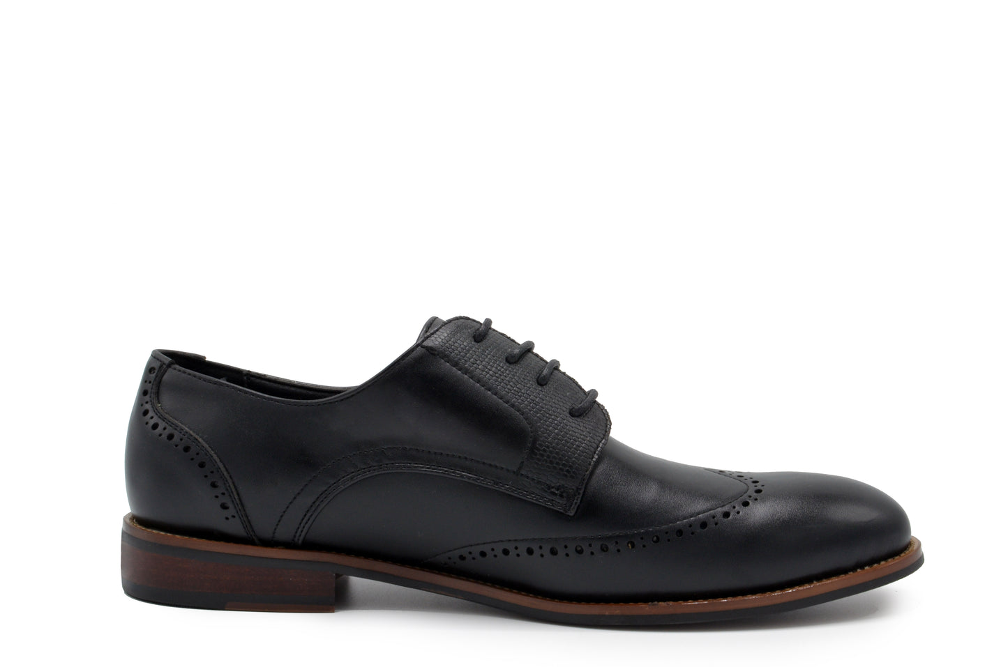 Premier Wingtip Oxford Dress Shoes - Black