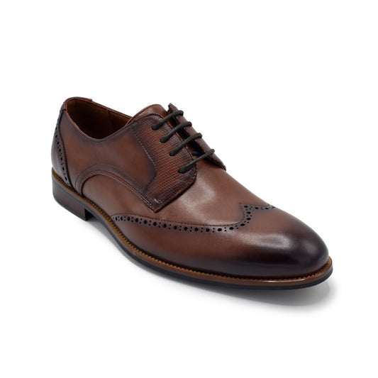 Premier Wingtip Oxford Dress Shoes - Tan