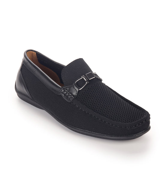 Slip On Moccasins - Black