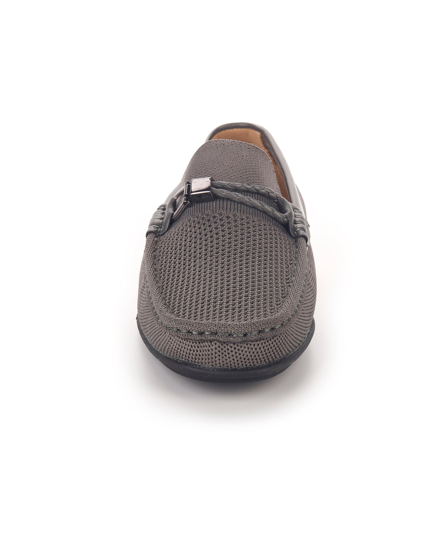 Slip On Moccasins - Grey
