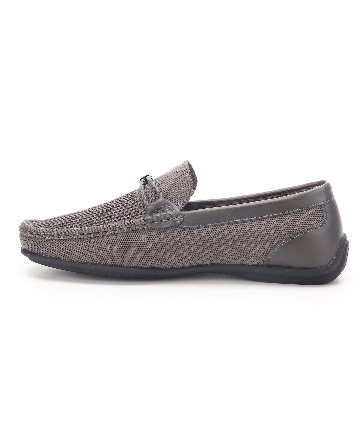 Slip On Moccasins - Grey