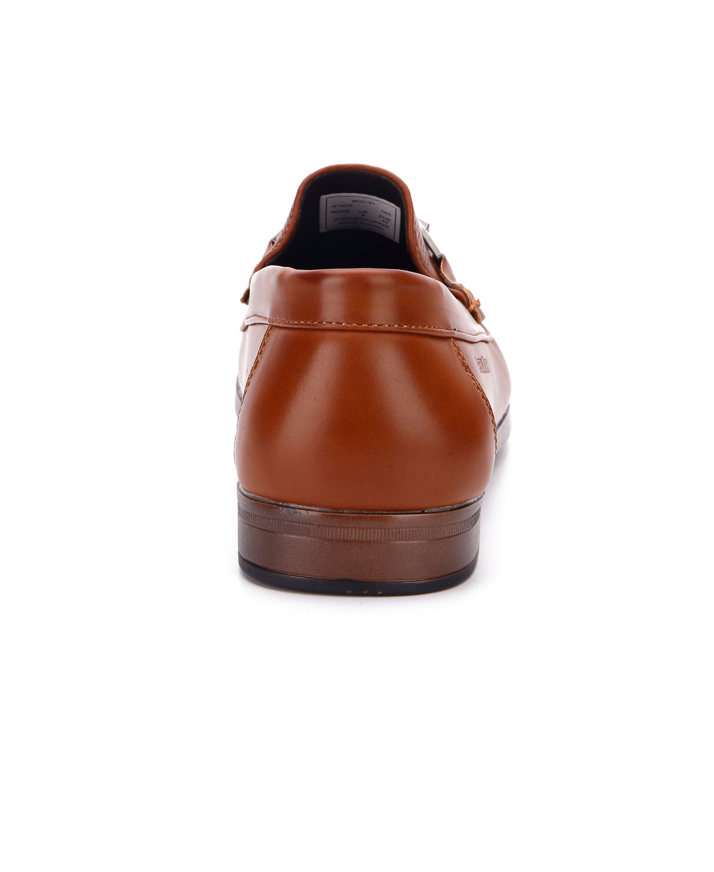 Faux Leather Moc Loafers - Tan