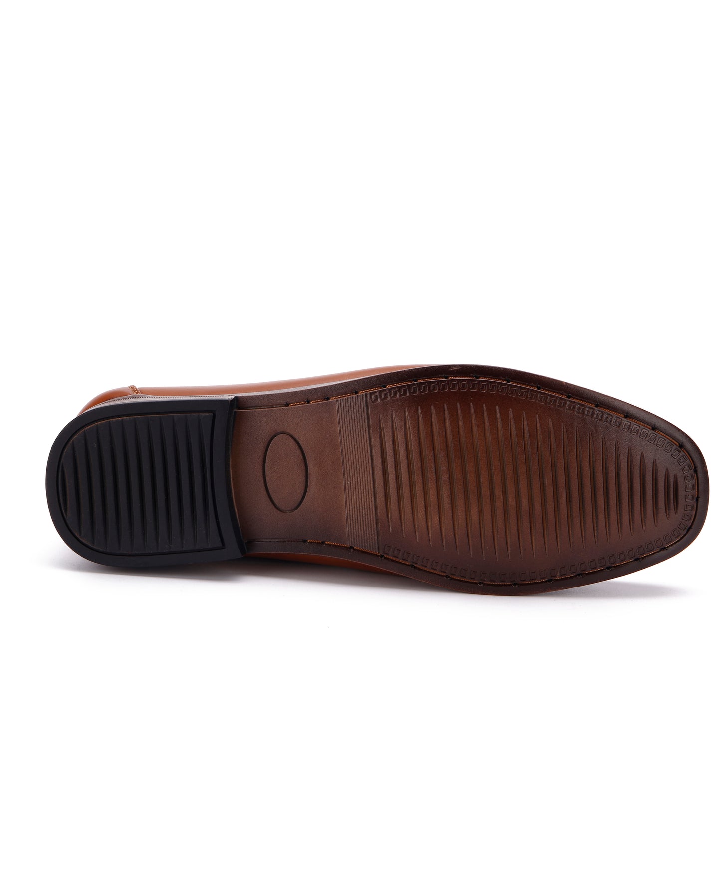 Faux Leather Moc Loafers - Tan
