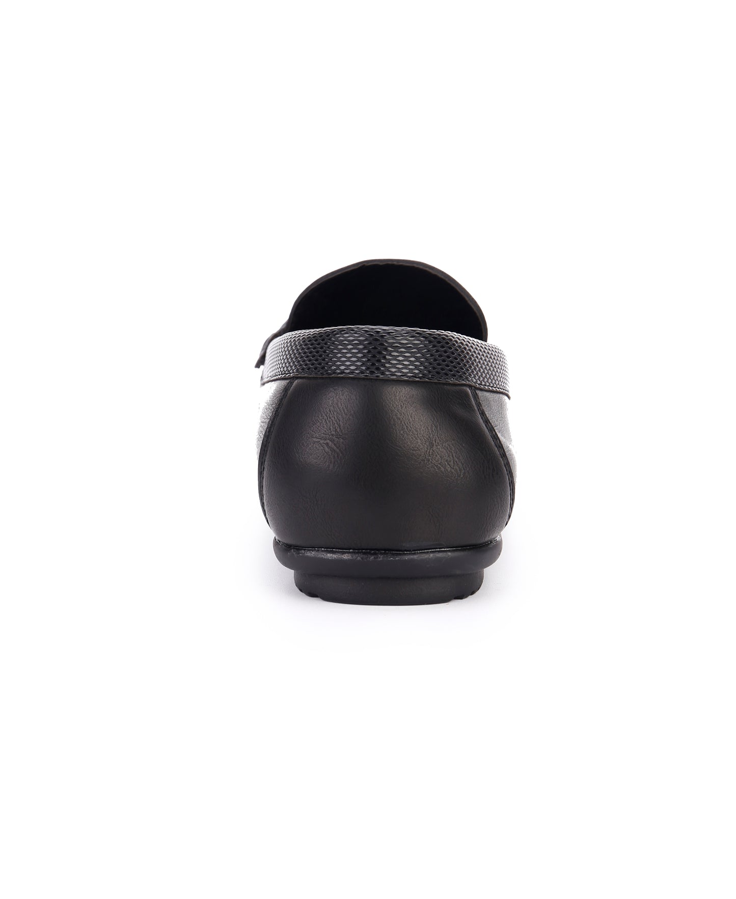 Embossed Step Moccasins - Black