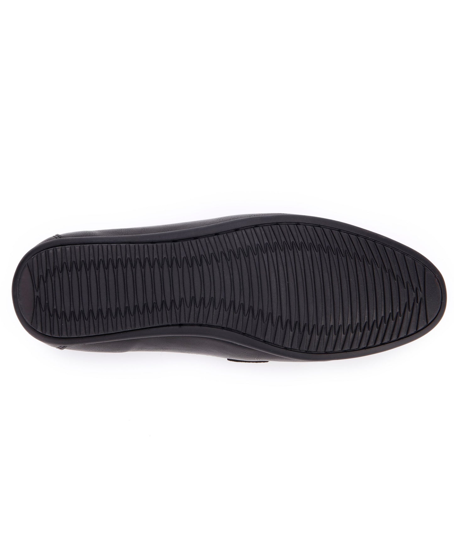 Embossed Step Moccasins - Black