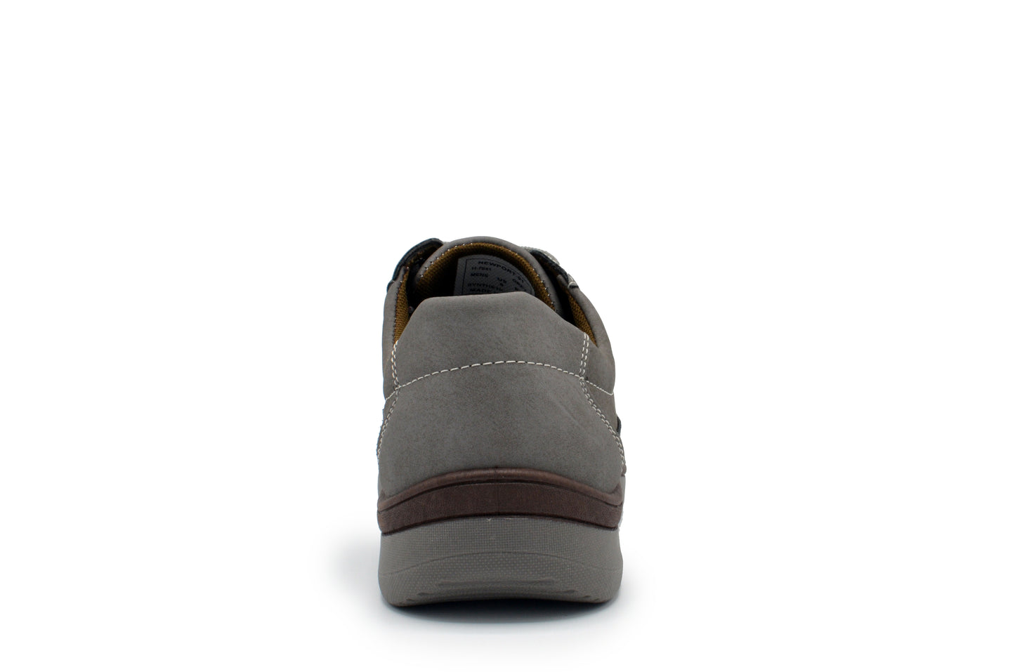Lace-Up Moc Toe Newport Shoes - Grey