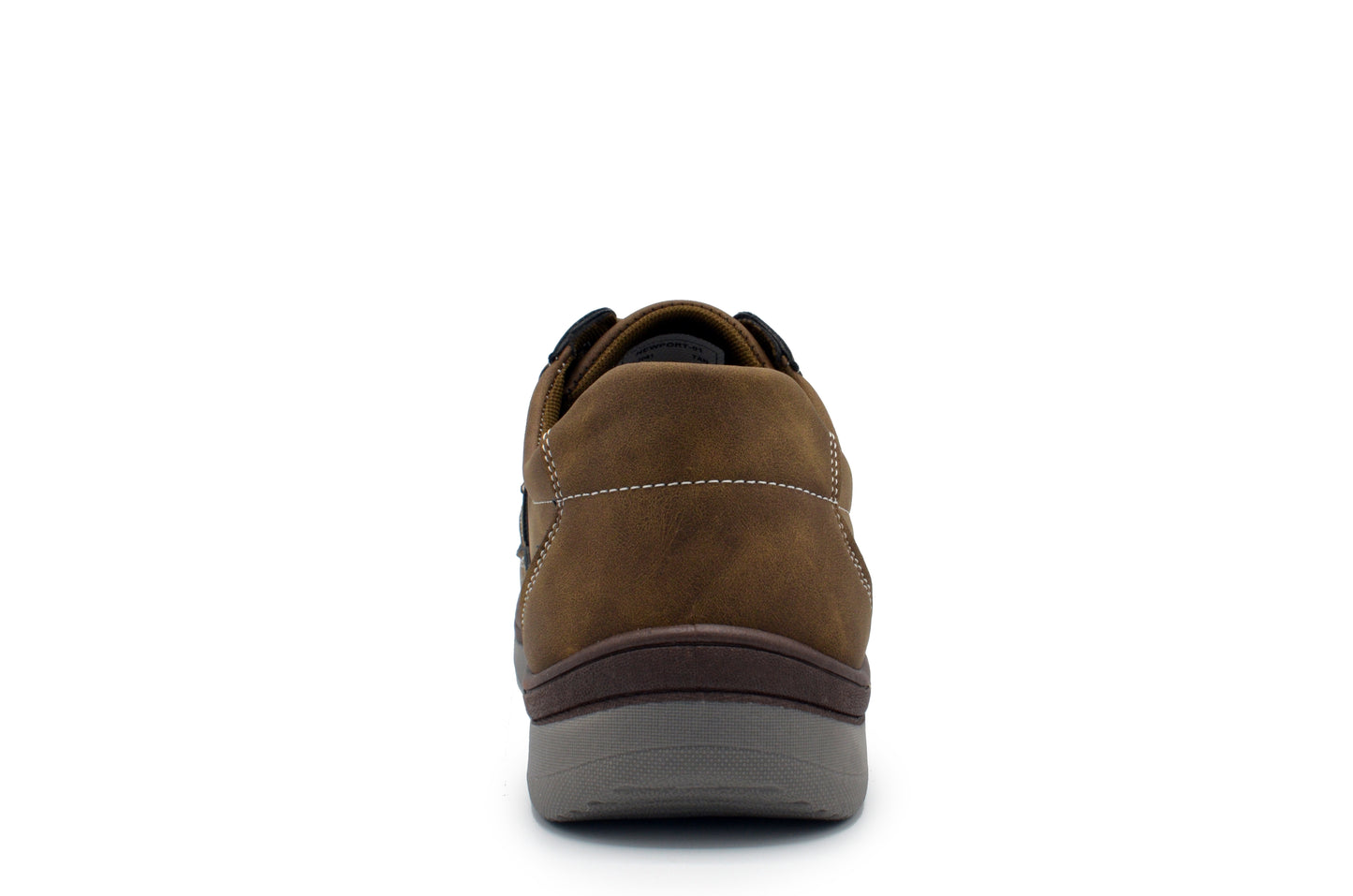 Lace-Up Moc Toe Newport Shoes - Tan