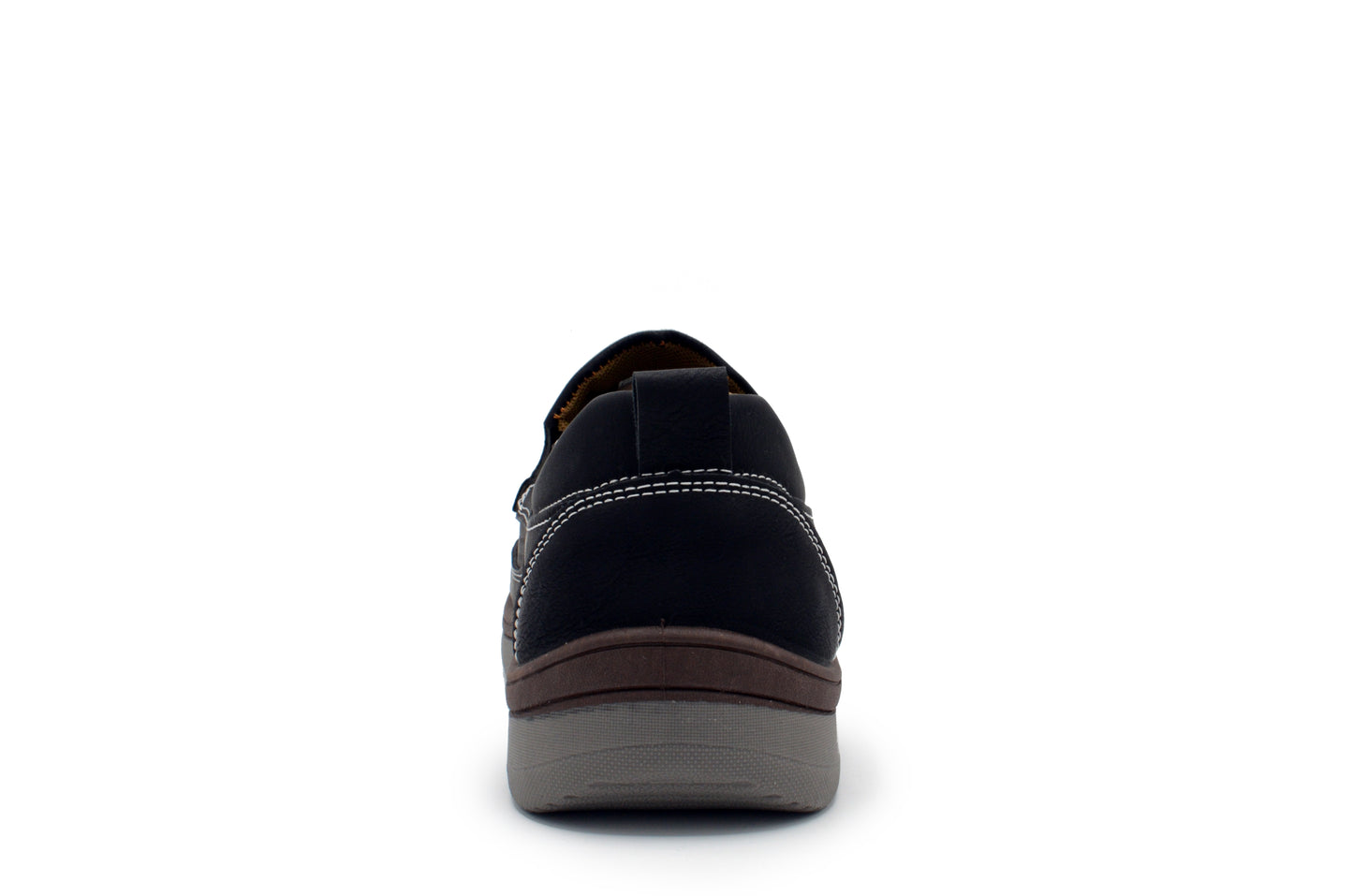 Slip On Moc Toe Newport Shoes - Black