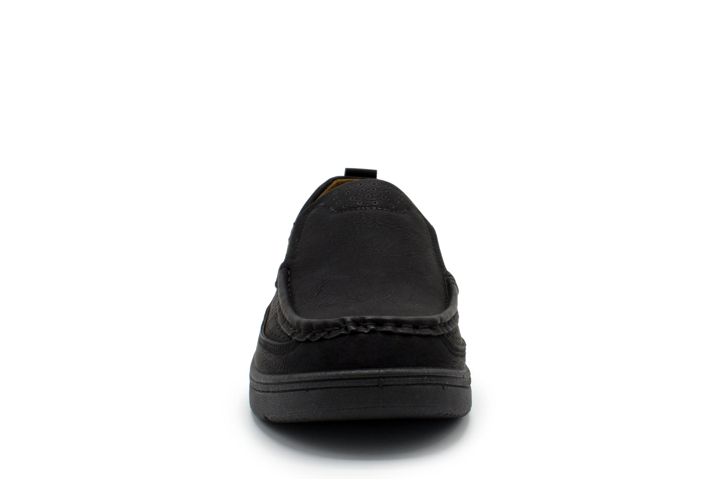 Slip On Moc Toe Newport Shoes - Black