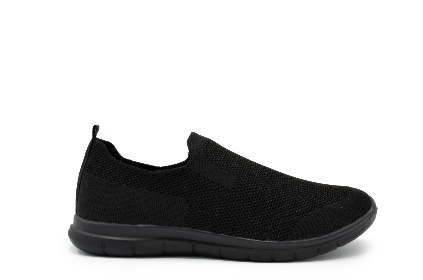 Knit Prime Sneakers - Black-Black