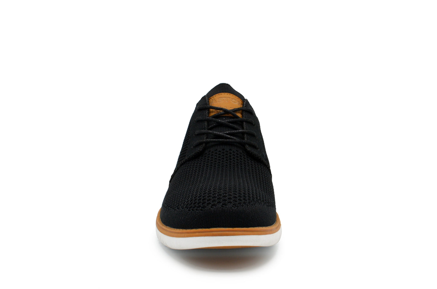 Knit Clapton Oxford Shoes - Black