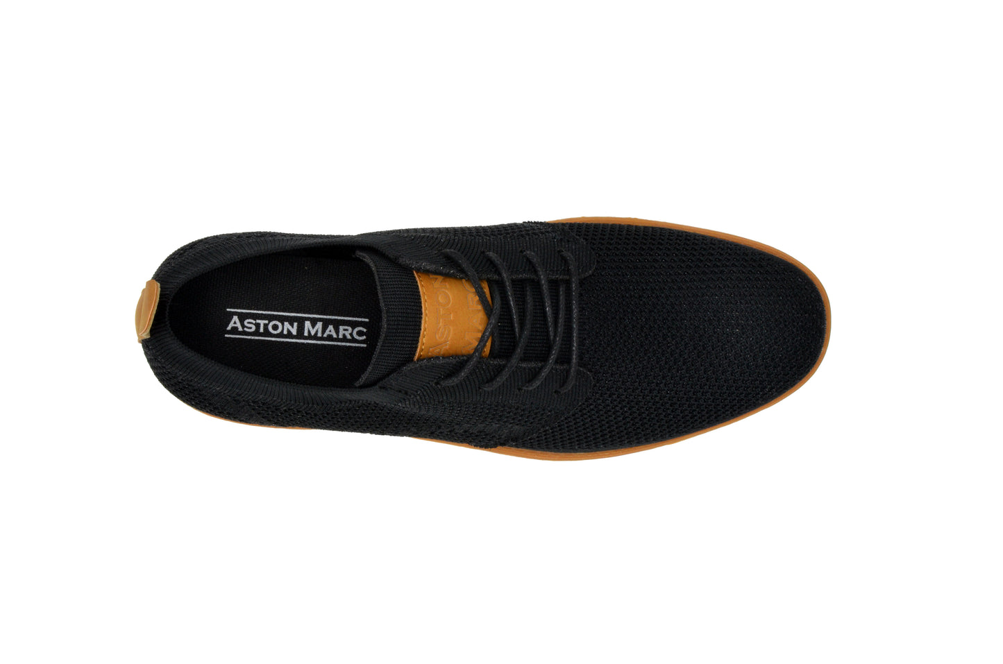 Knit Clapton Oxford Shoes - Black