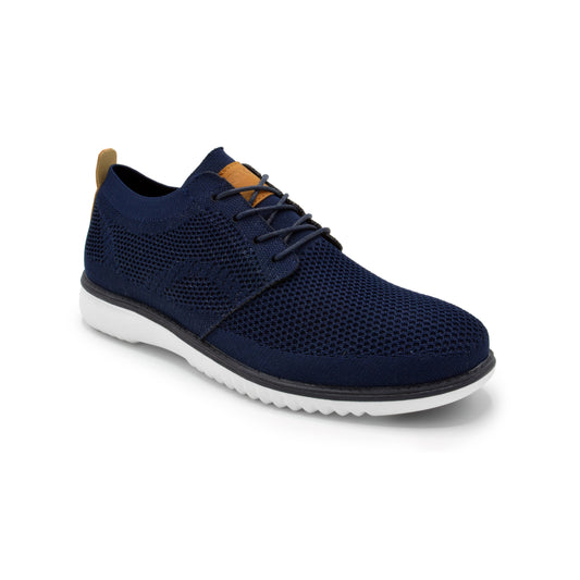 Knit Clapton Oxford Shoes - Navy