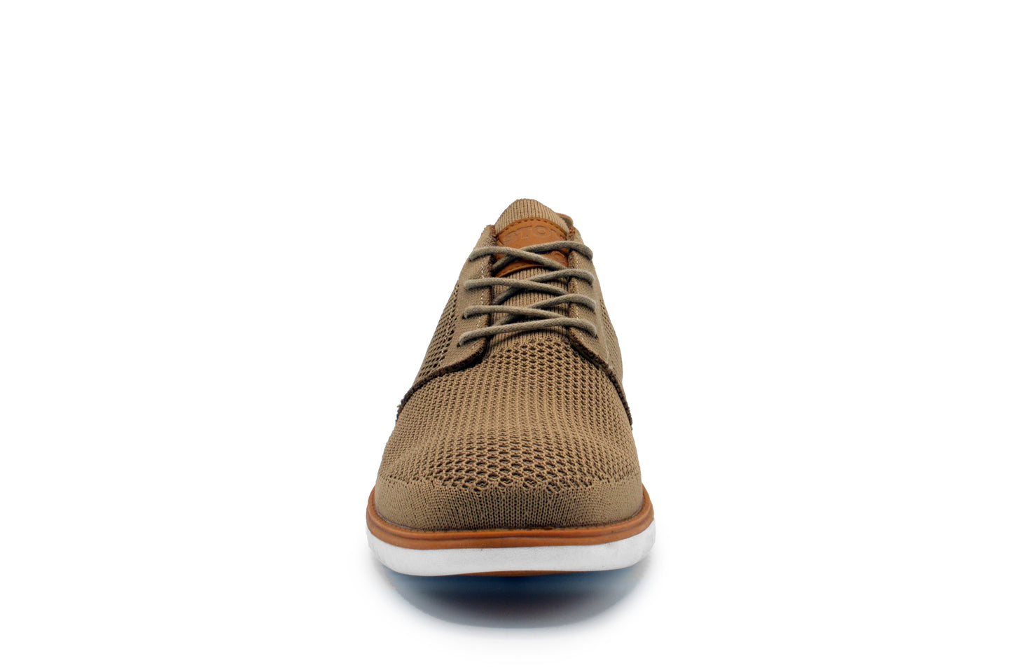 Knit Clapton Oxford Shoes - Tan