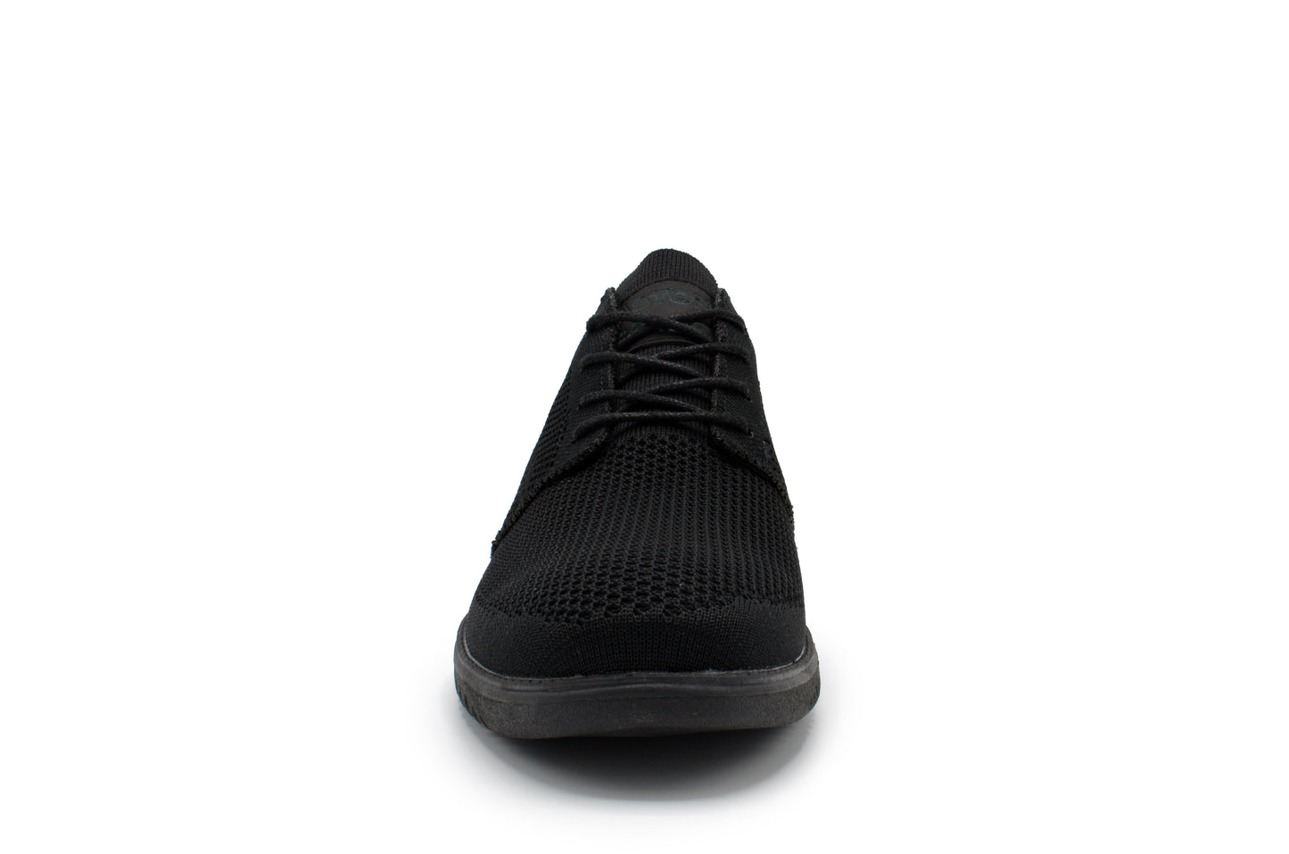 Knit Clapton Oxford Shoes - Black-Black