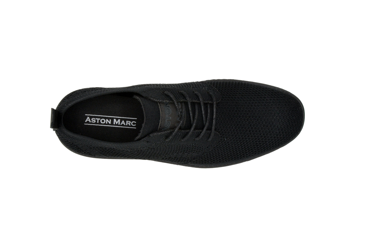 Knit Clapton Oxford Shoes - Black-Black