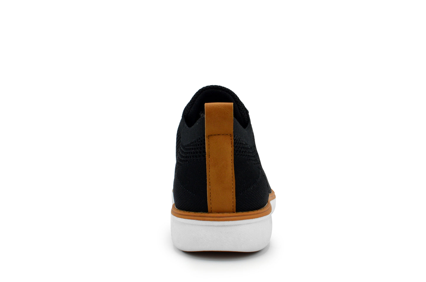 Knit Clapton Wingtip Oxford Shoes - Black