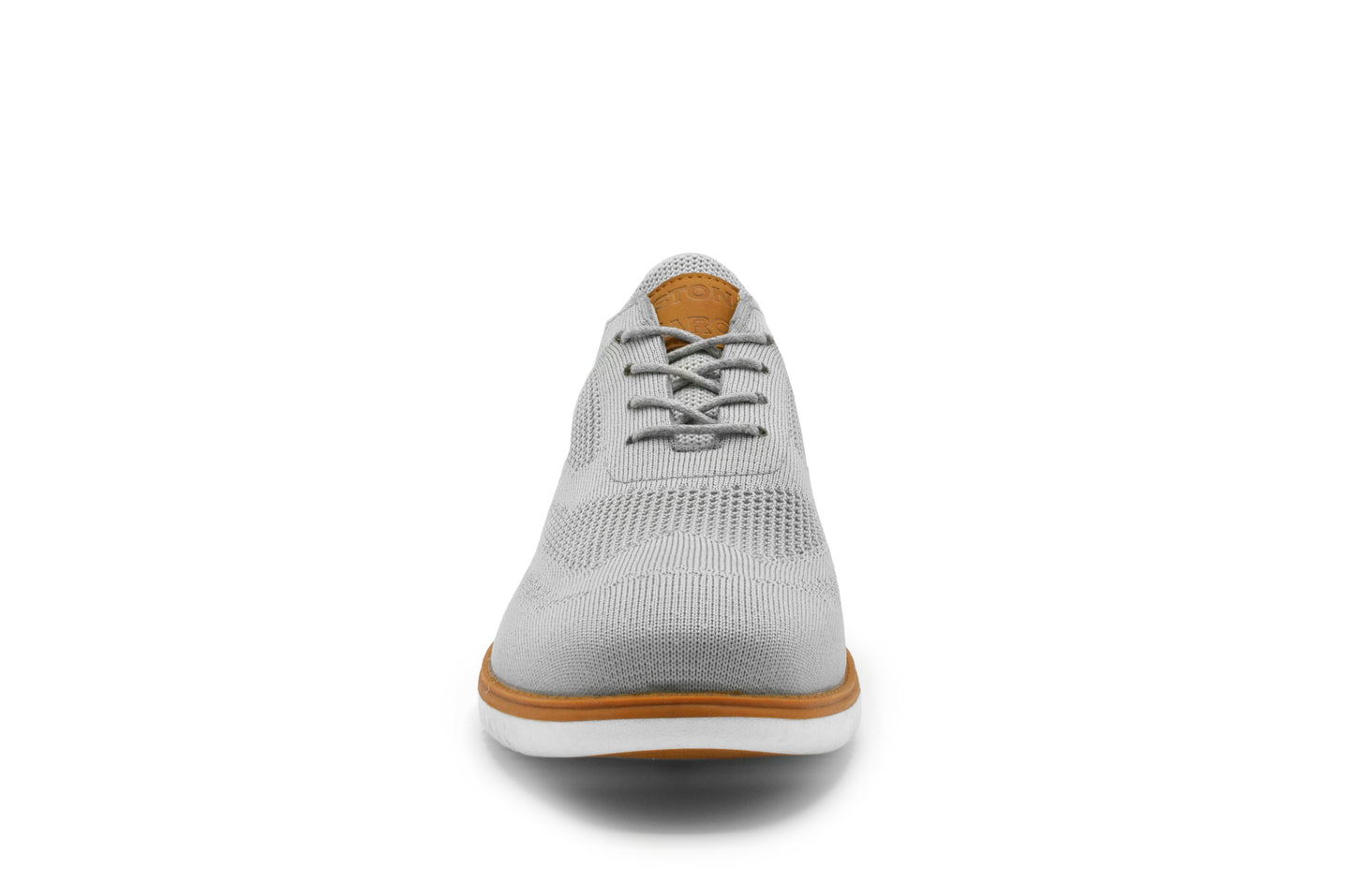 Knit Clapton Wingtip Oxford Shoes - Grey