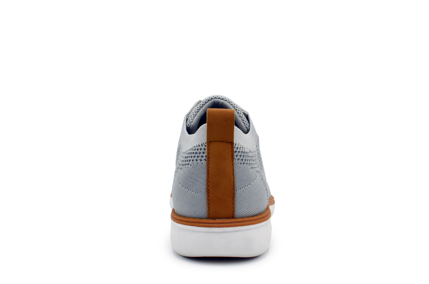 Knit Clapton Wingtip Oxford Shoes - Grey