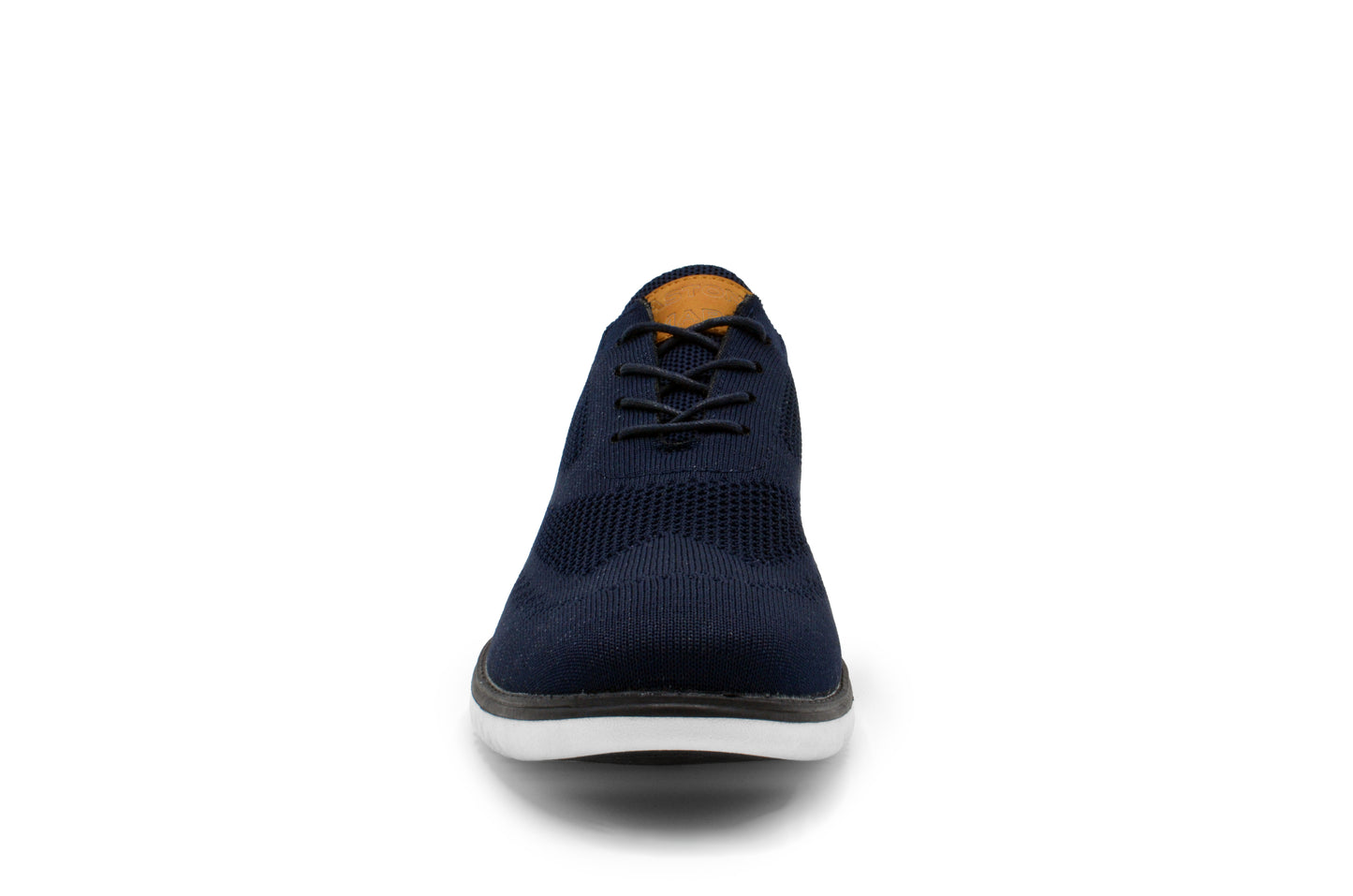 Knit Clapton Wingtip Oxford Shoes - Navy