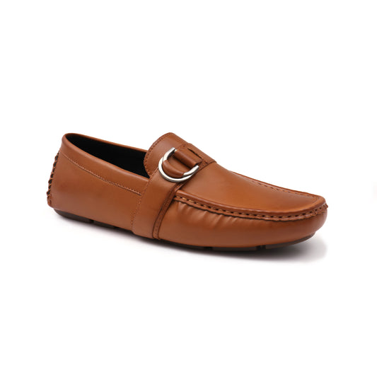 Charter Buckle Loafers - Tan