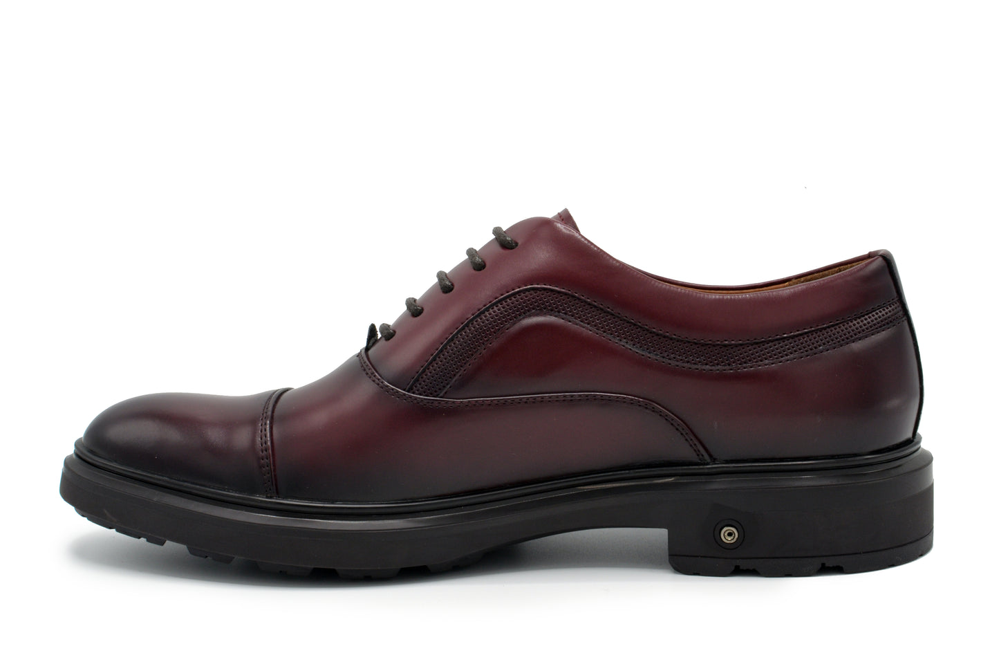 Tuscan Cap Toe Dress Shoes - Maroon