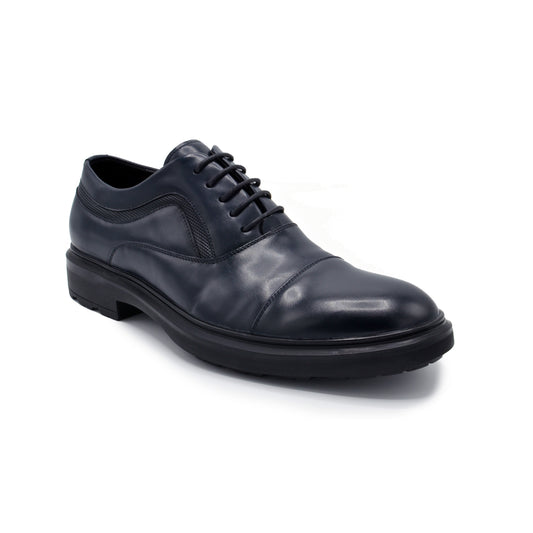 Tuscan Cap Toe Dress Shoes - Navy