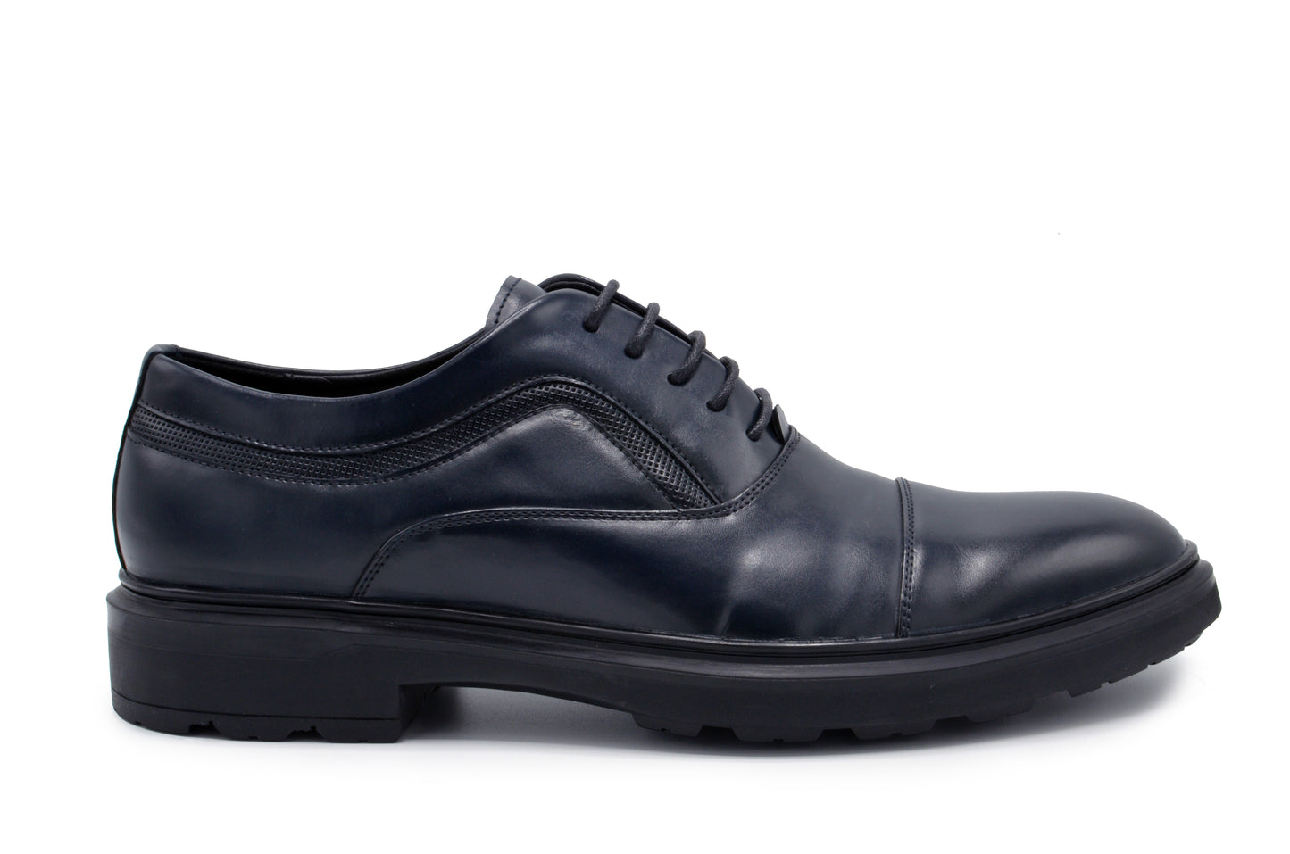 Tuscan Cap Toe Dress Shoes - Navy