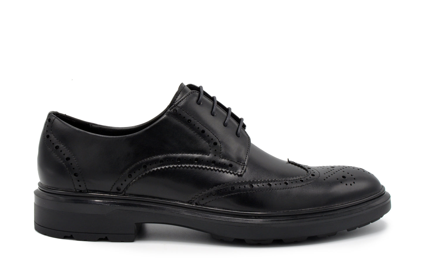 Tuscan Wingtip Dress Shoes - Black