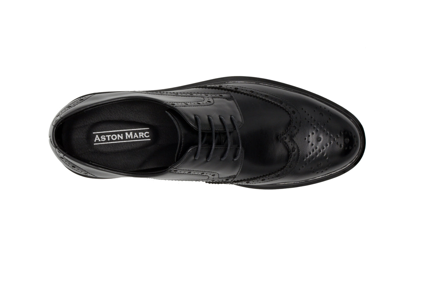 Tuscan Wingtip Dress Shoes - Black