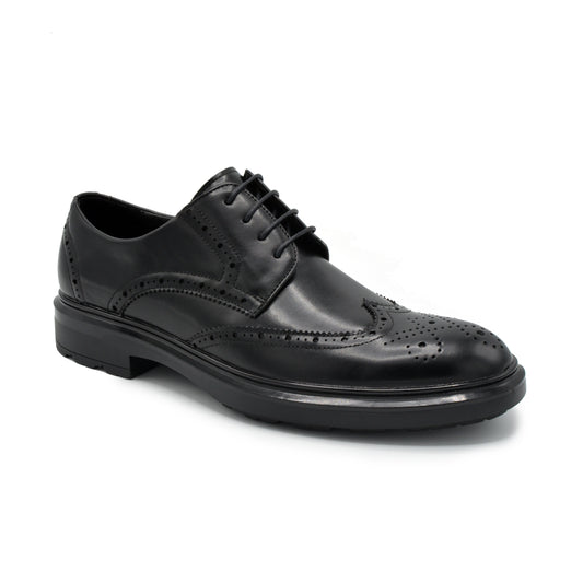 Tuscan Wingtip Dress Shoes - Black