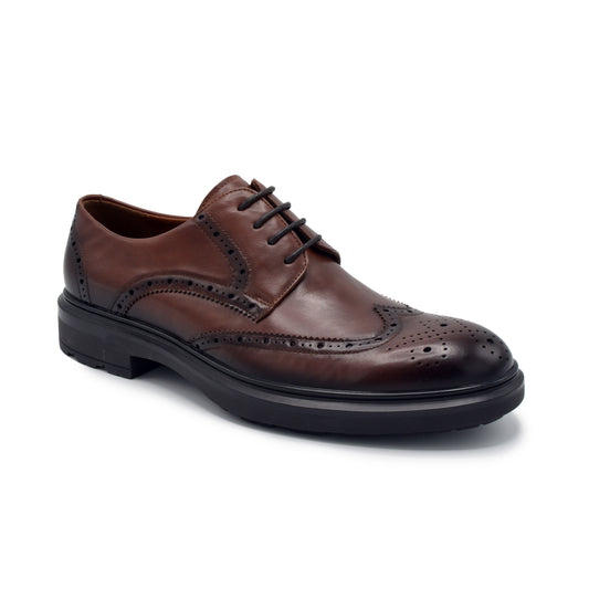 Tuscan Wingtip Dress Shoes - Tan