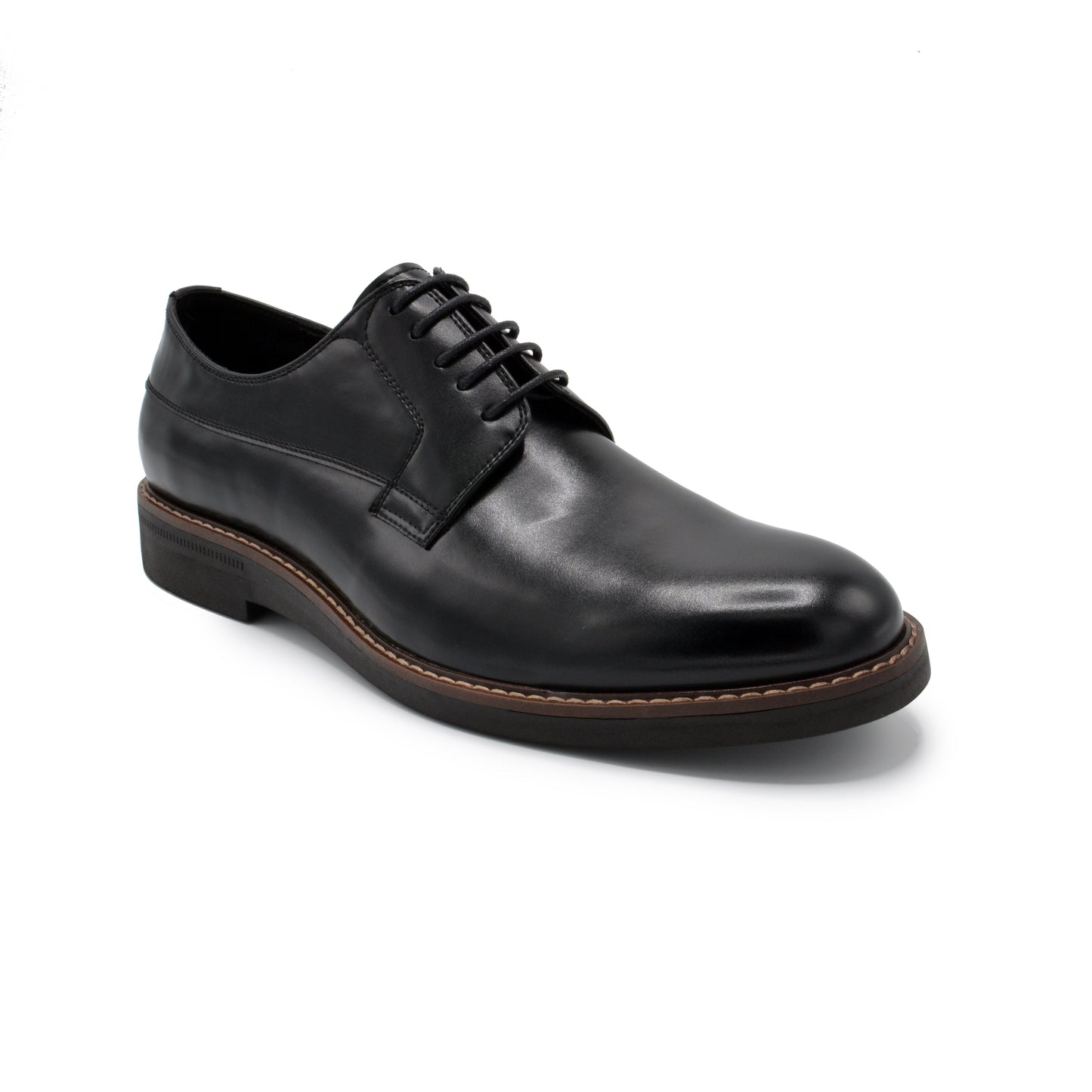 Monaco Plain Toe Dress Shoes - Black