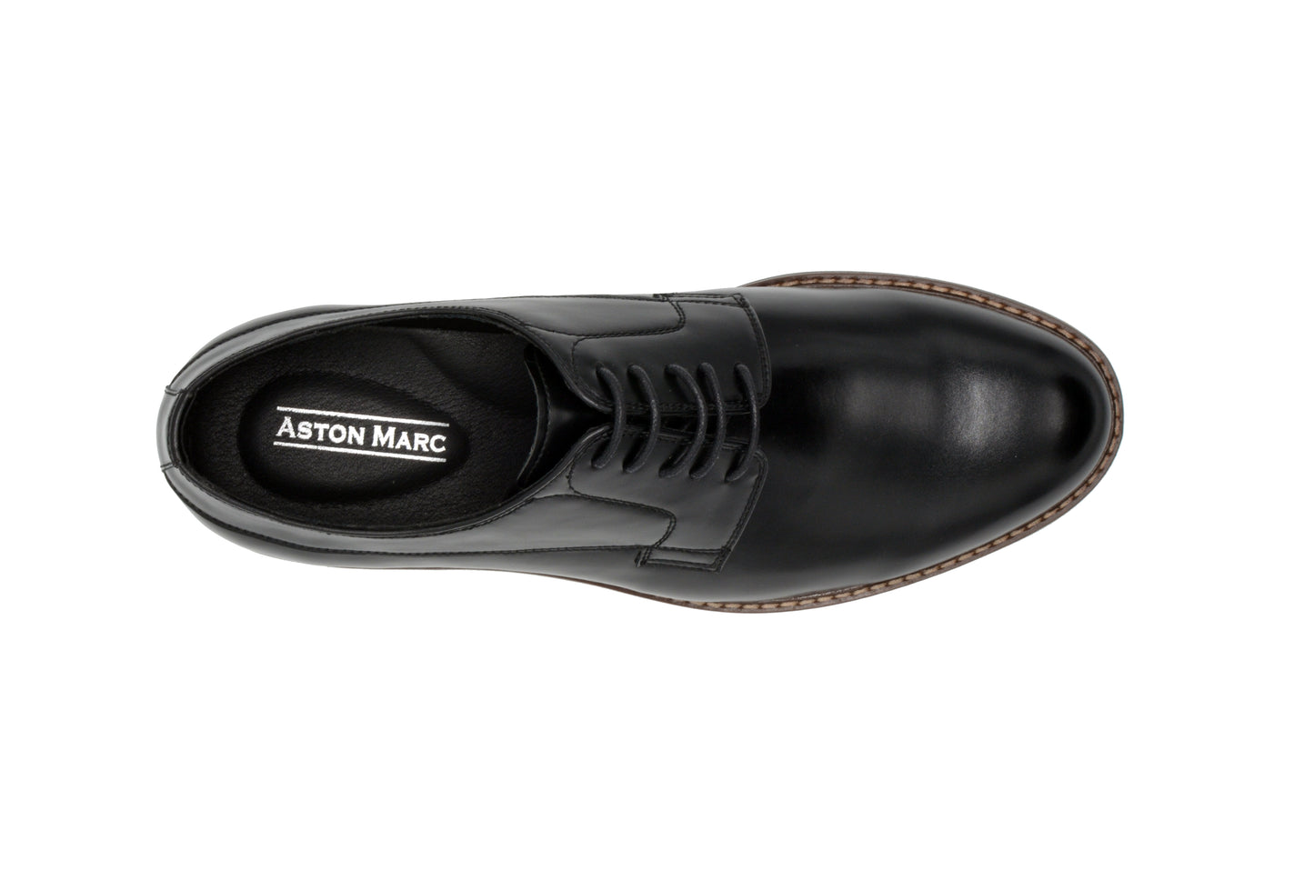 Monaco Plain Toe Dress Shoes - Black
