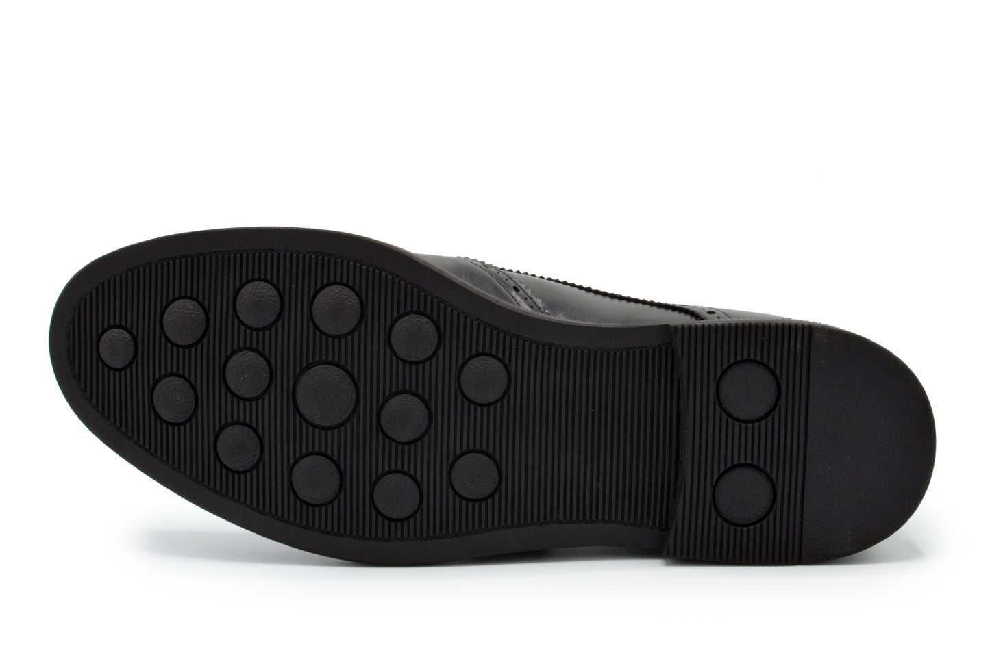 Monaco Wingtip Dress Shoes - Black