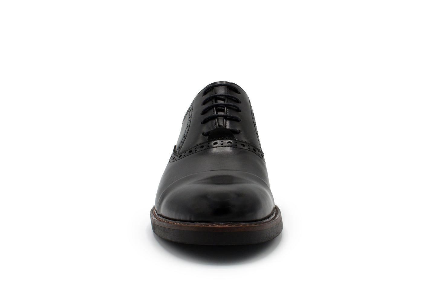 Monaco Cap Toe Dress Shoes - Black