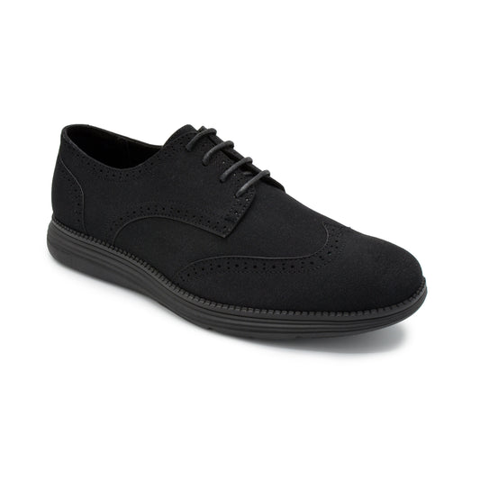 Lark Wingtip Oxford Shoes - Black